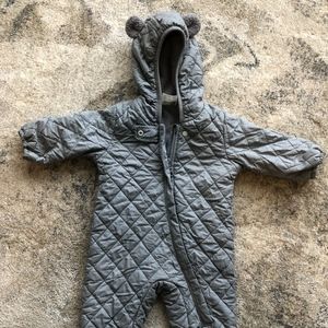 NEWBORN warm padded one piece outfit